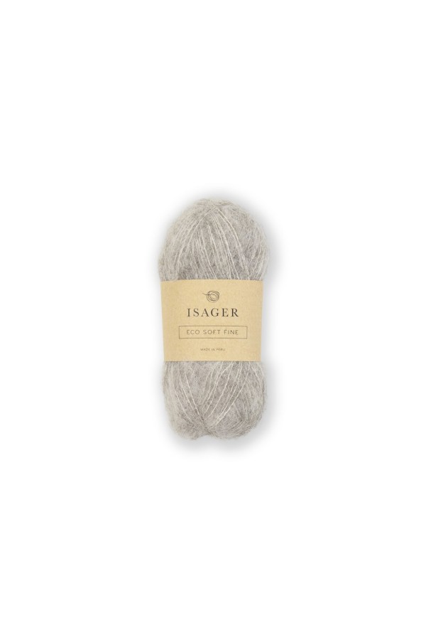 Isager Soft Fine - E2S Hellgrau