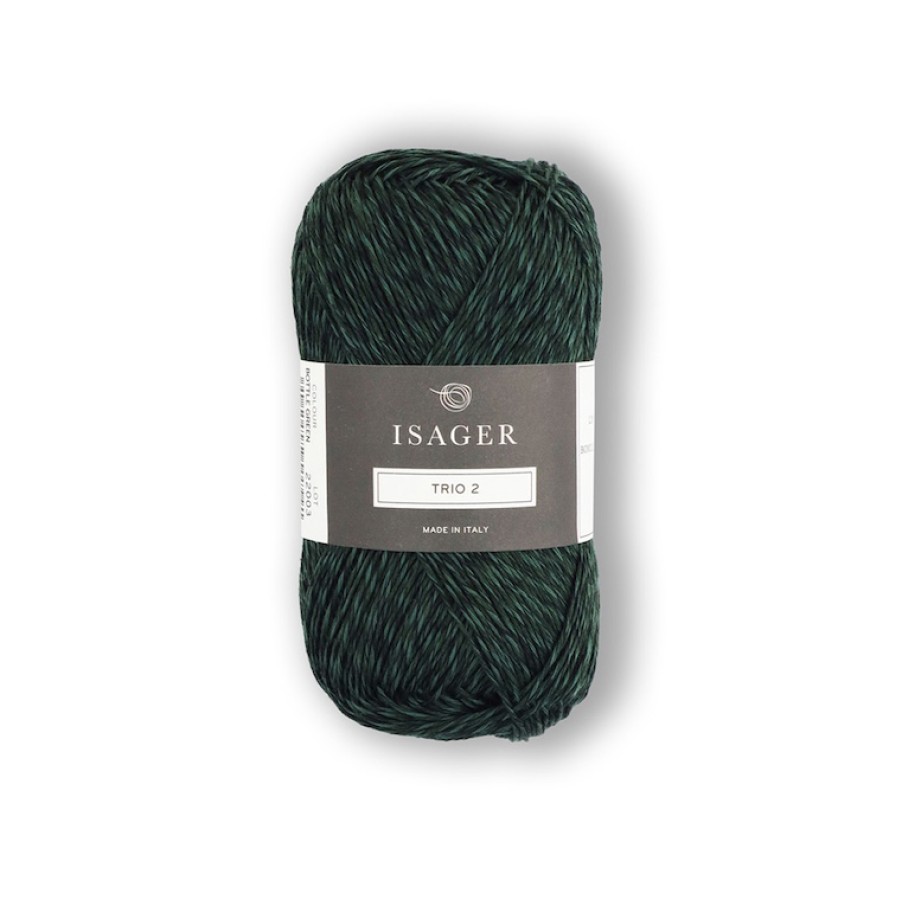 Isager Trio 2 - Bottlegreen