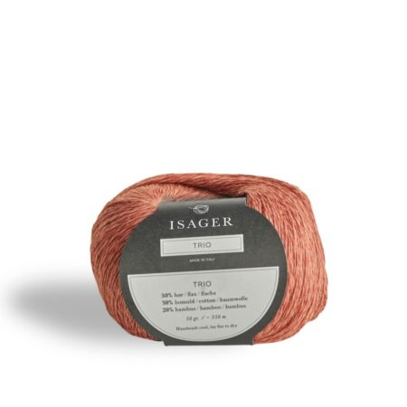 Isager Trio 1 - Blush Ziegelrot
