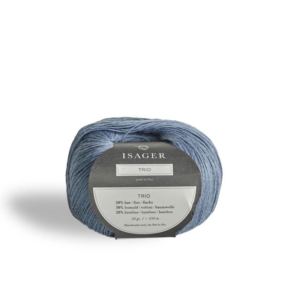 Isager Trio 1 - Sky Lavendelblau