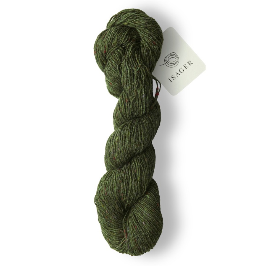 Isager Tweed - Bottle Green