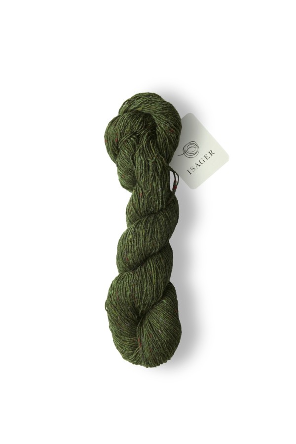 Isager Tweed - Bottle Green
