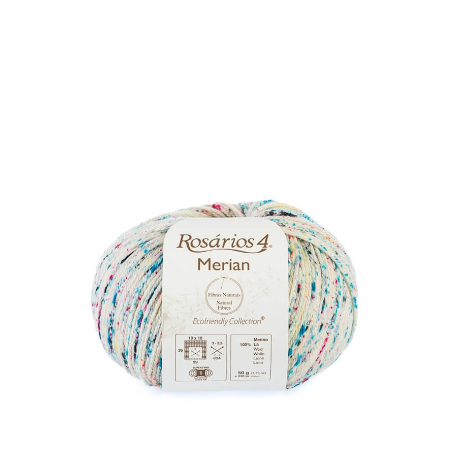 Rosarios4 Merian - 33 Türkis Pink Gelb