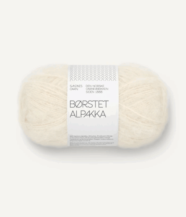 Sandnes Borstet Alpakka - 1012 Natur