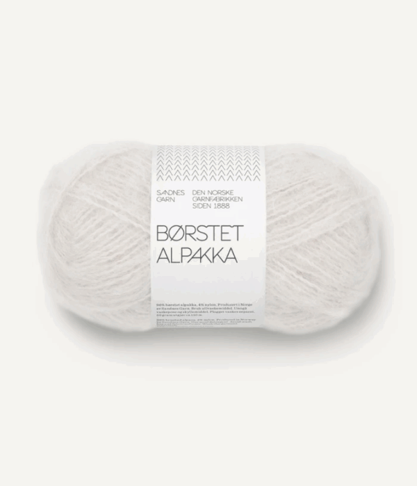 Sandnes Borstet Alpakka - 1014 Porselen Porzellan
