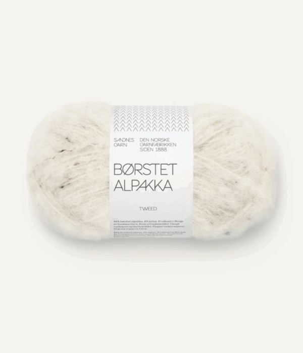 Sandnes Borstet Alpakka - 2523 Natur Tweed