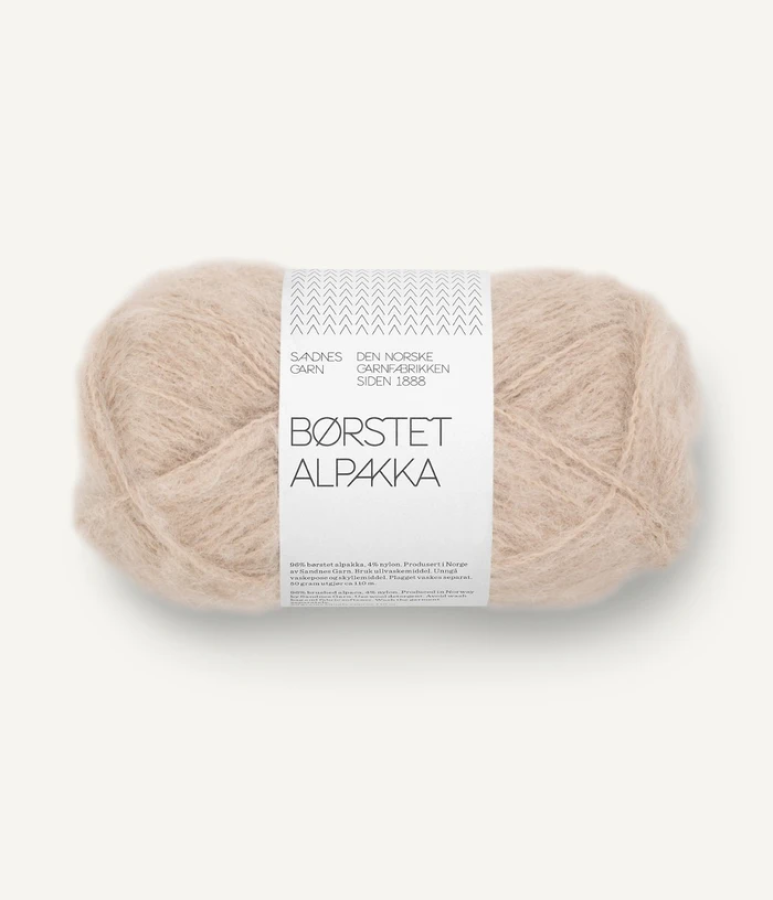 Sandnes Borstet Alpakka - 3021 Beige