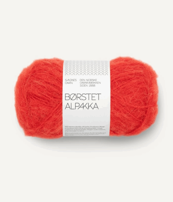 Sandnes Borstet Alpakka - 4018 Scarlet Red