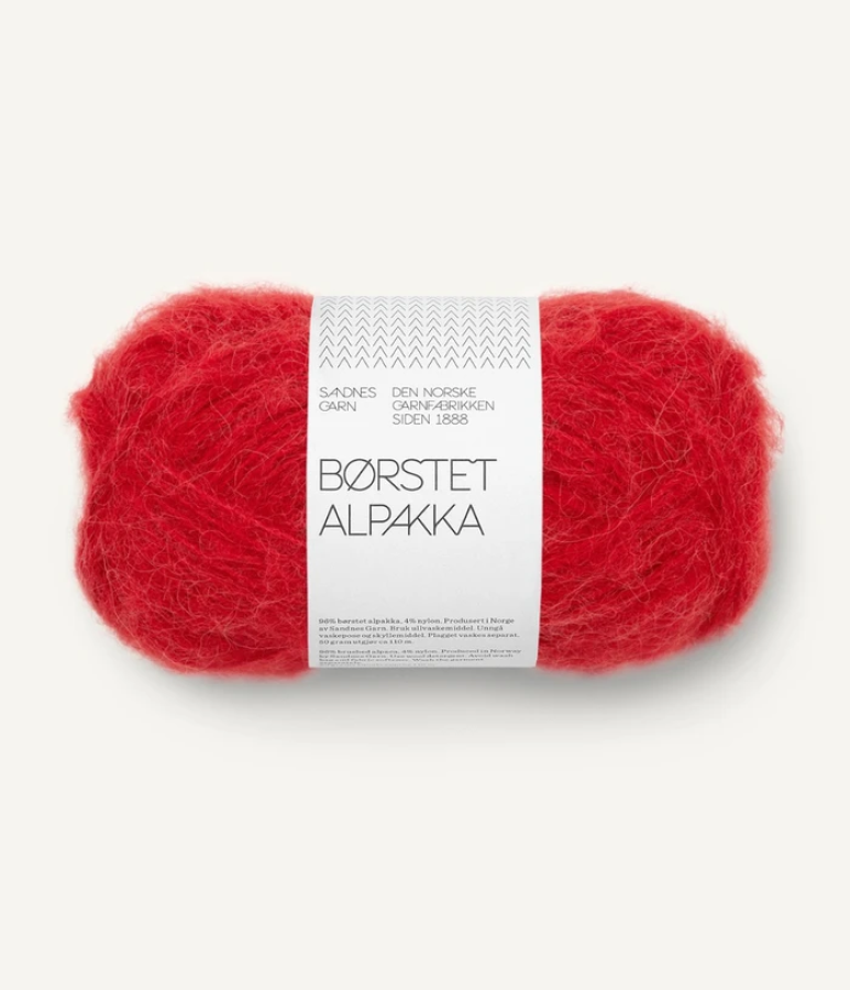 Sandnes Borstet Alpakka - 4227 Equestrian Red Rot