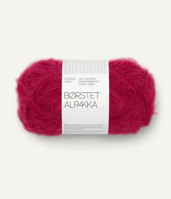 Sandnes Borstet Alpakka - 4255 Rumba Red