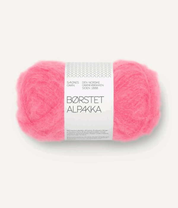 Sandnes Borstet Alpakka - 4315 Bubblegum Pink (nicht mehr lieferbar)