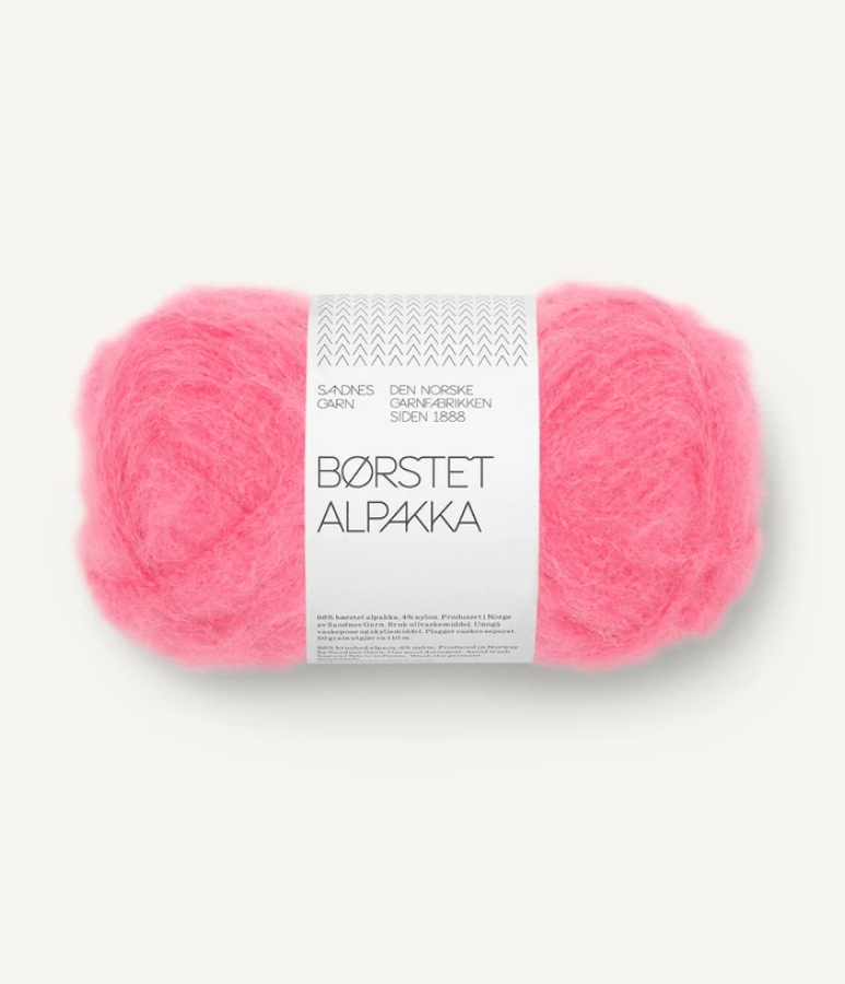 Sandnes Borstet Alpakka - 4315 Bubblegum Pink (nicht mehr lieferbar)