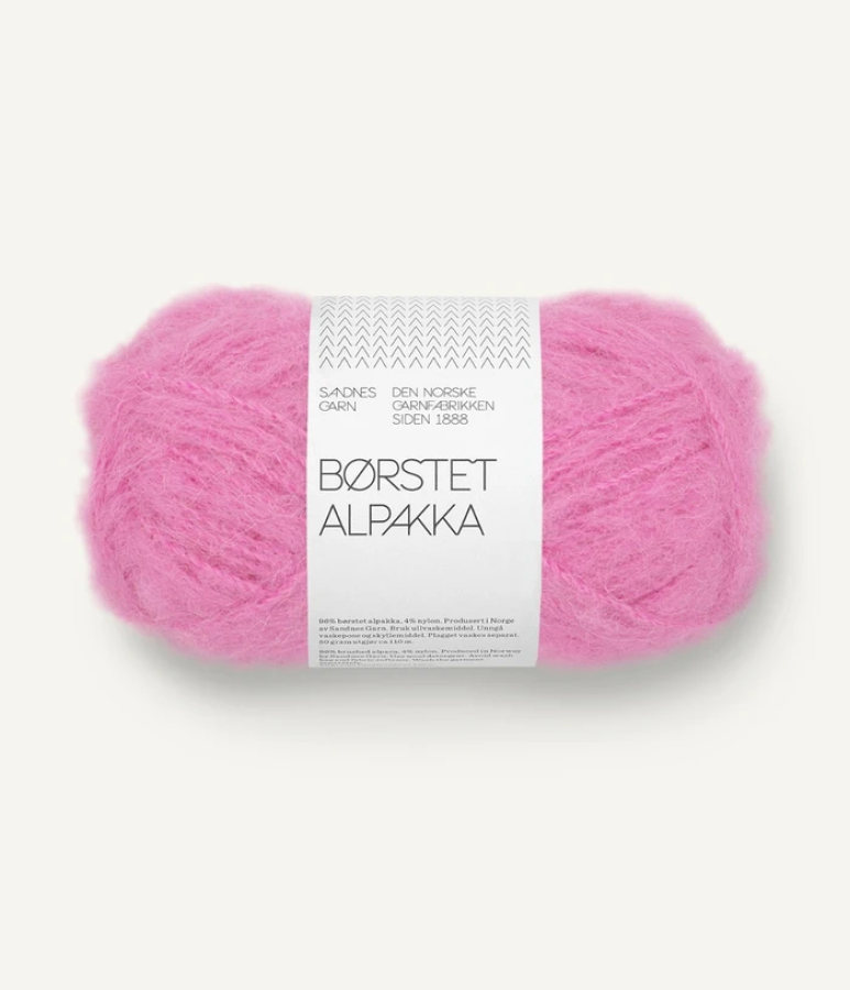 Sandnes Borstet Alpakka - 4626 Rosa