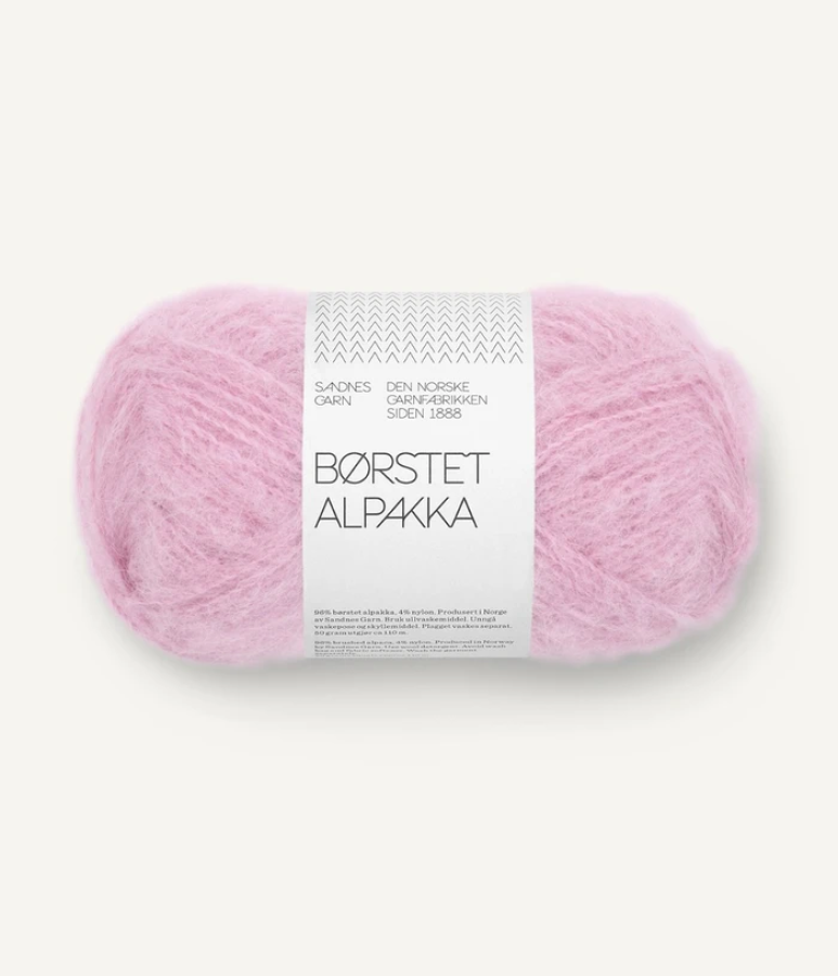 Sandnes Borstet Alpakka - 4813 Pink Lilac