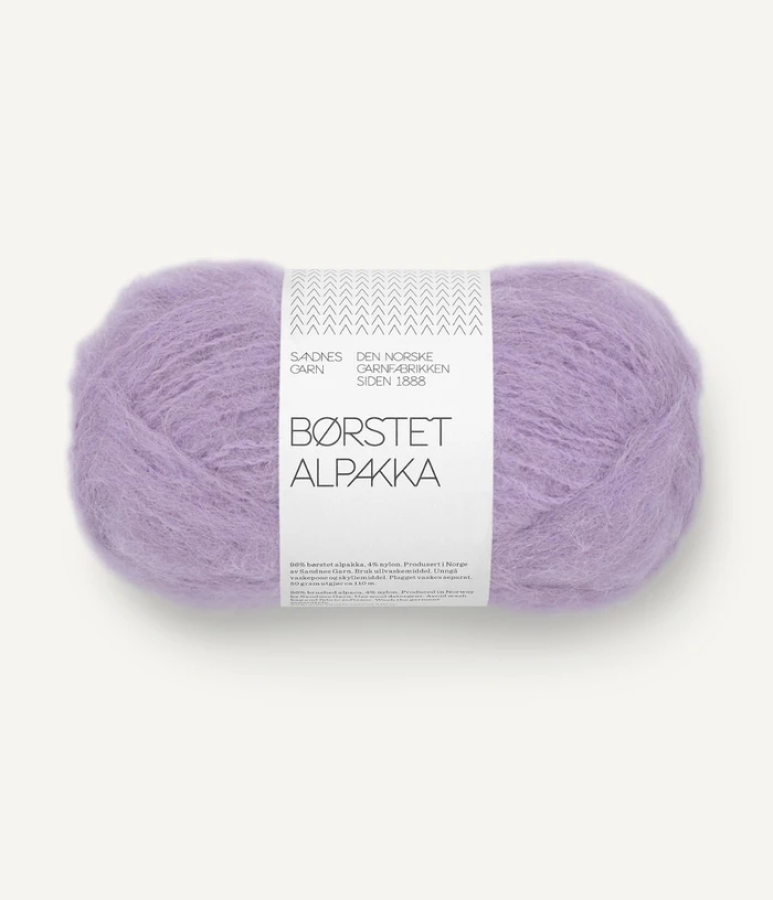 Sandnes Borstet Alpakka - 5043 Lila