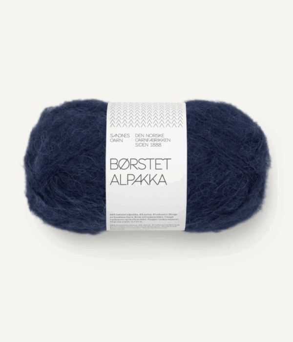 Sandnes Borstet Alpakka - 5575 Marinebla