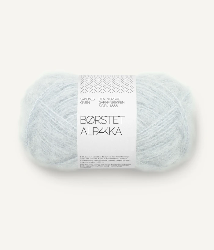 Sandnes Borstet Alpakka - 5811 Arctic Ice Eisblau
