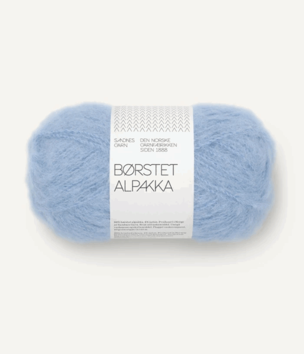 Sandnes Borstet Alpakka - 6003 Lys Blau Hellblau