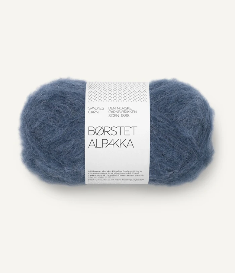 Sandnes Borstet Alpakka - 6064 Blabaer