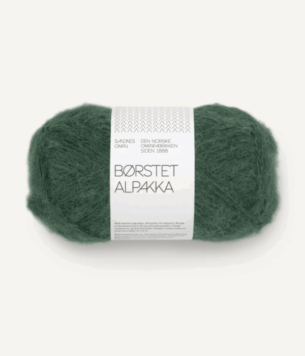 Sandnes Borstet Alpakka - 8581 Olivgrün