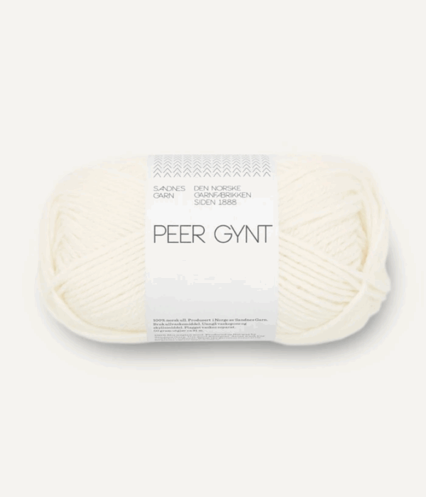 Sandnes Peer Gynt - 1002 Hvit Ecru