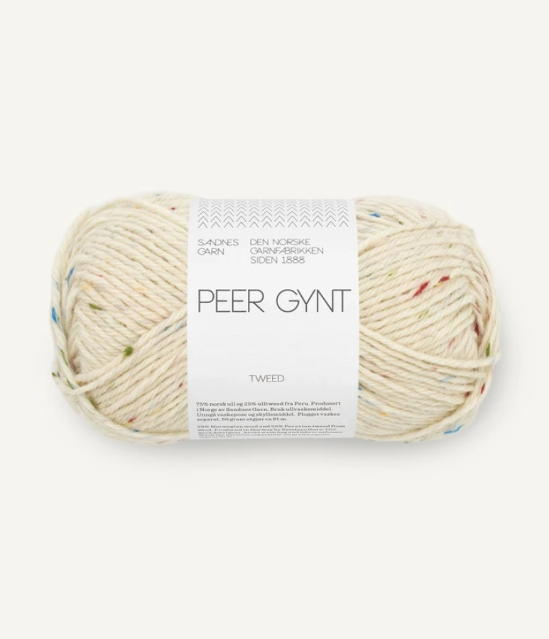 Sandnes Peer Gynt - 1044 Tutti Frutti Tweed Natur