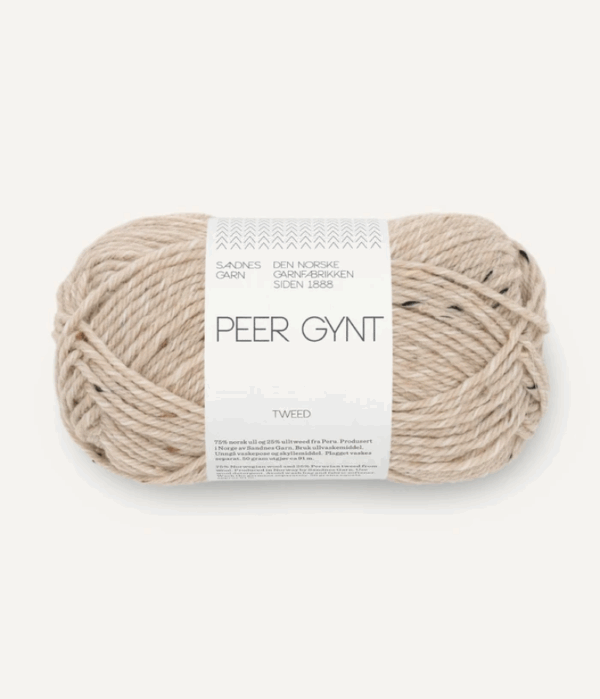 Sandnes Peer Gynt - 2730 Beigmeliert Natur Tweed