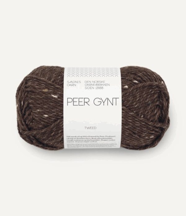 Sandnes Peer Gynt - 3085 Mork Brun Tweed