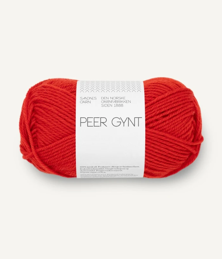 Sandnes Peer Gynt - 4018 Scarlet Red