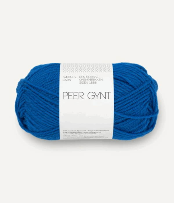 Sandnes Peer Gynt - 6046 Jolly Blue Leuchtblau
