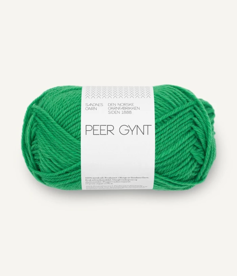 Sandnes Peer Gynt - 8236 Jelly Bean Green