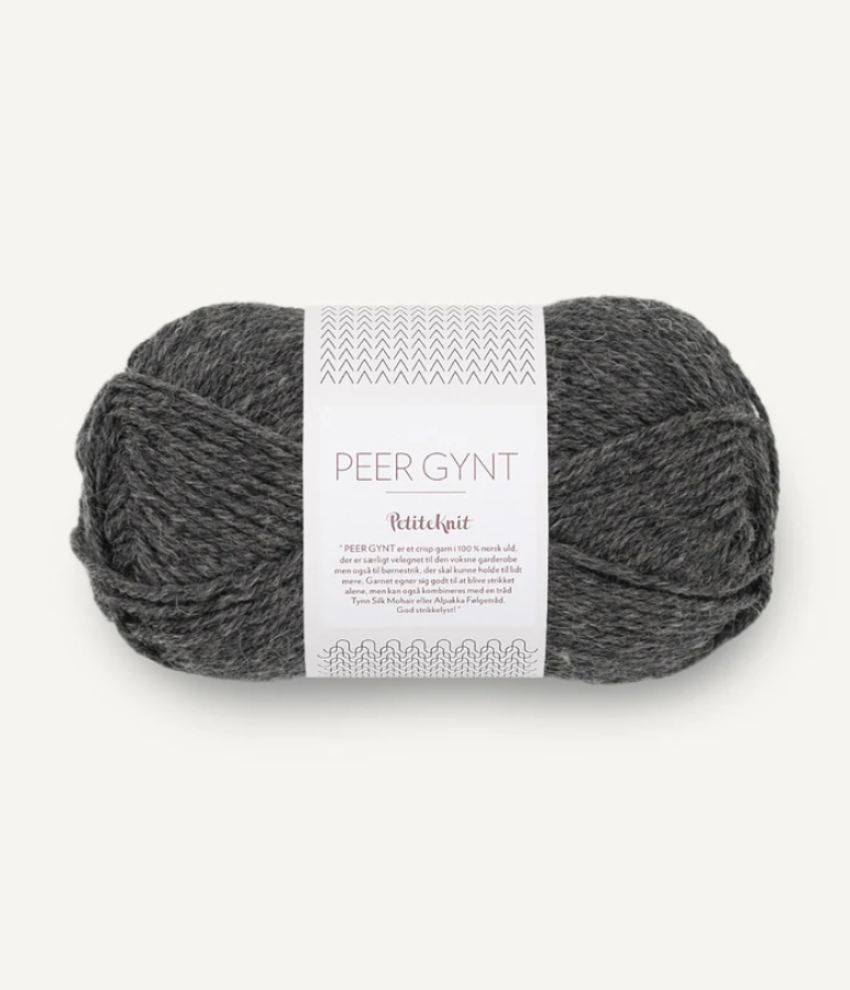 Sandnes Peer Gynt - 1065 Charcoal Dunkelgrau PK