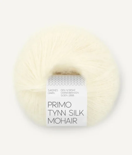 Sandnes Primo Tynn Silk Mohair - 1012 Natural White