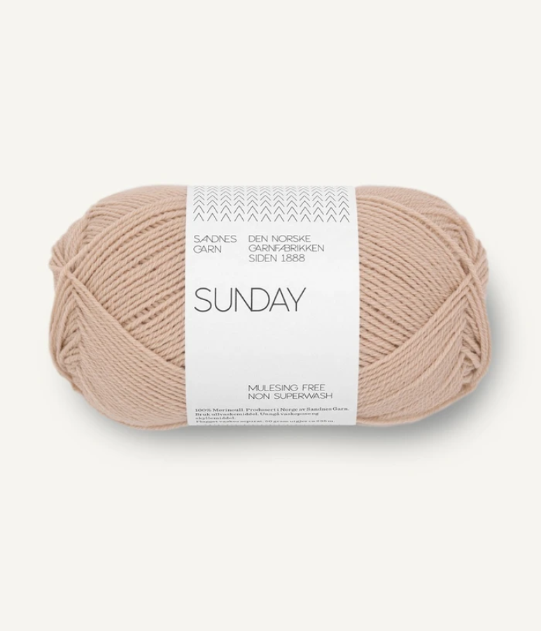 Sandnes Sunday - 3021 Lys Beige Beige