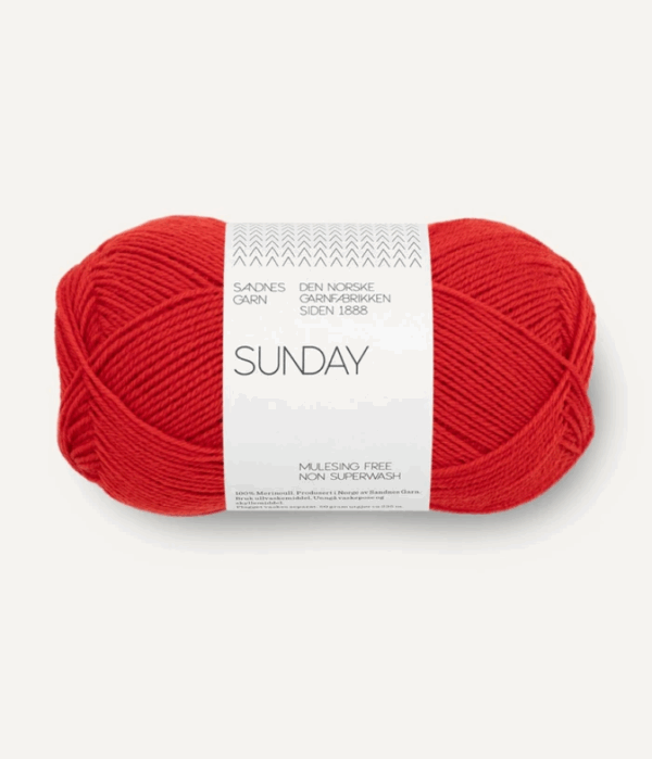 Sandnes Sunday - 4018 Scarlet Red