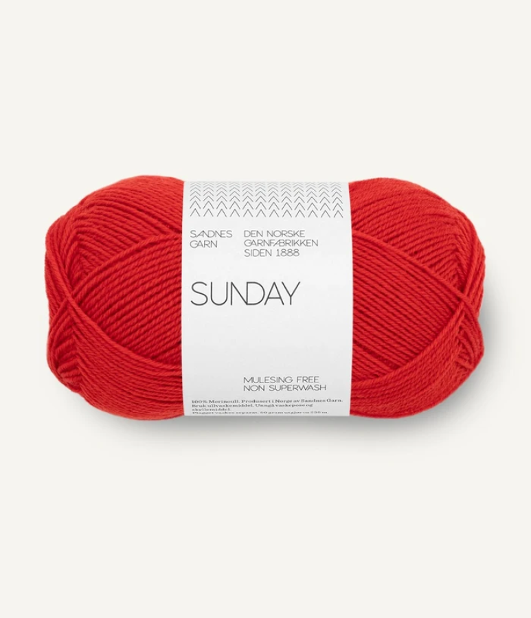 Sandnes Sunday - 4018 Scarlet Red