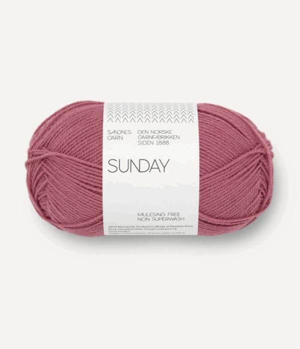 Sandnes Sunday - 4343 Bringebaersorbet Altrosa
