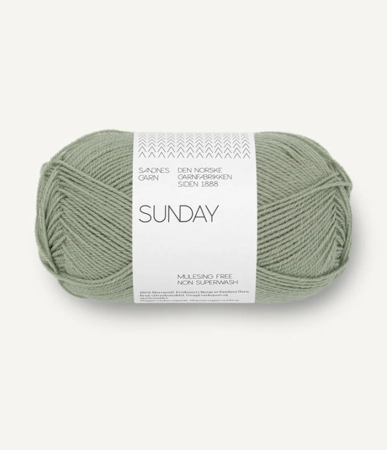 Sandnes Sunday - 8521 Dusty Light Green Schilfgrün