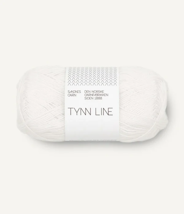 Sandnes Tynn Line - 1002 Hvit Weiss