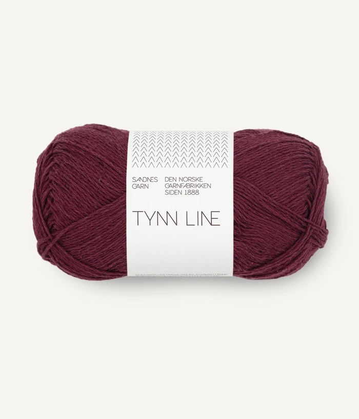 Sandnes Tynn Line - 4372 Burgunder