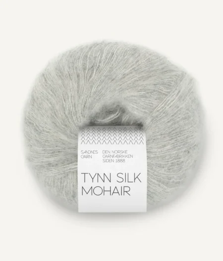 Sandnes Tynn Silk Mohair - 1022 Hellgrau Meliert