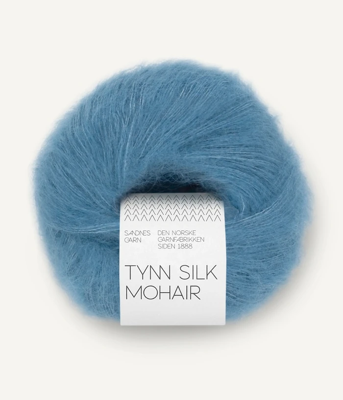Sandnes Tynn Silk Mohair - 6042 Himmelblau