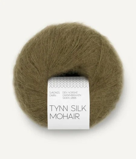 Sandnes Tynn Silk Mohair - 9873 Dark Oliv
