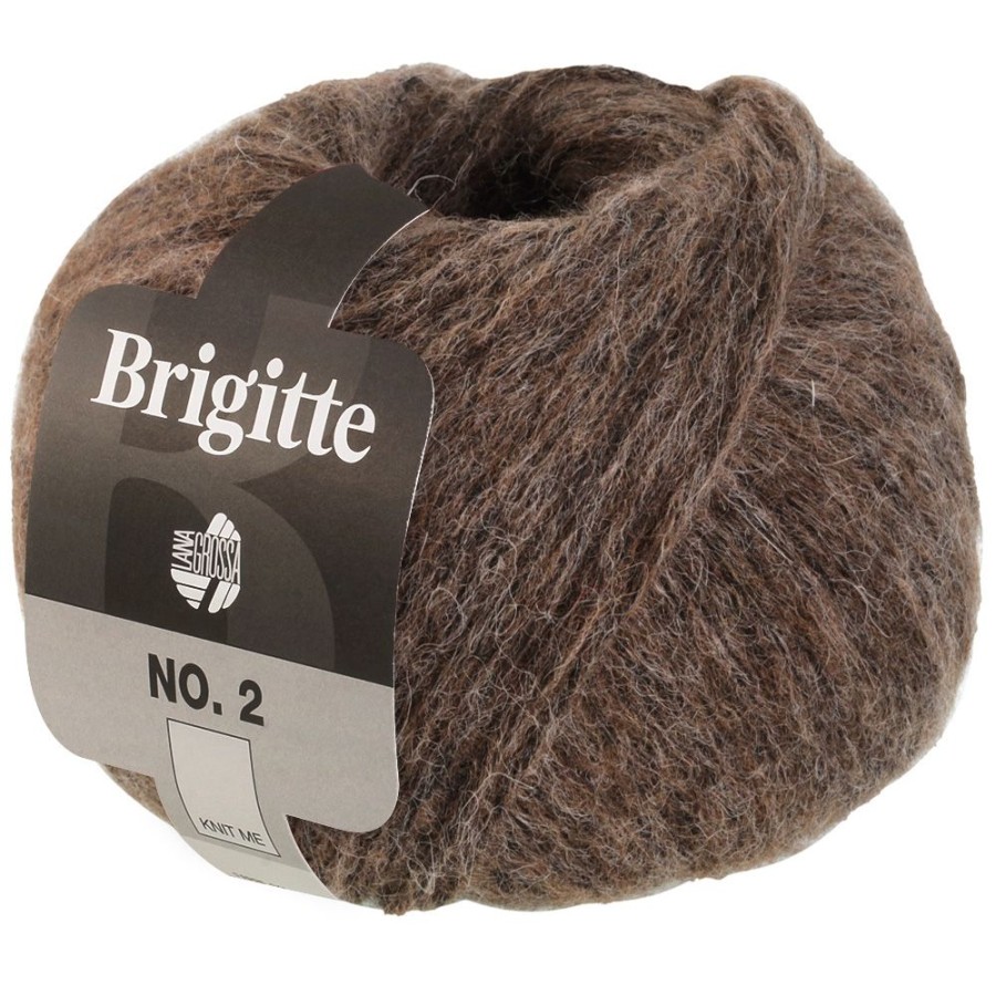Lana Grossa Brigitte No.2 - 060 Braun Meliert