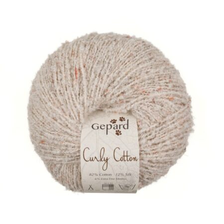 Gepard Curly Cotton - 102 Beige Tweed