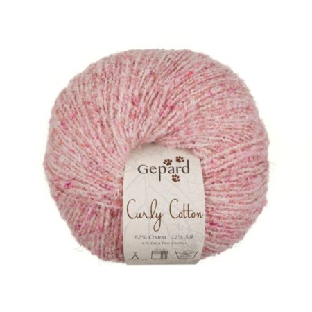 Gepard Curly Cotton - 412 Rosa Tweed