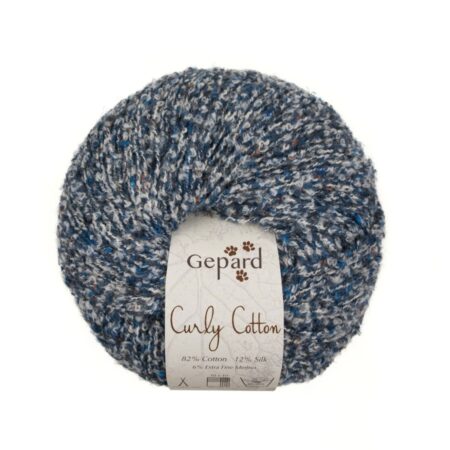Gepard Curly Cotton - 750 Hellgrau Tweed