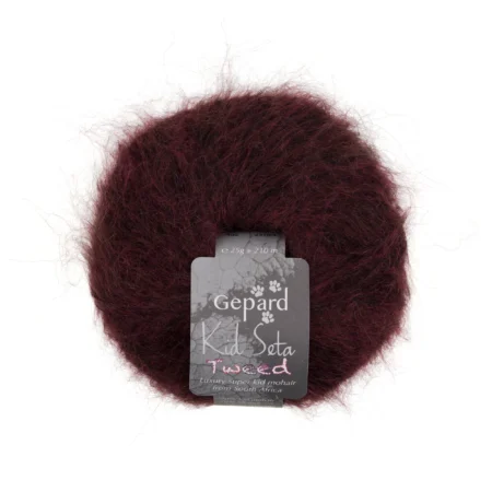 Gepard Kid Seta Tweed - 492 Dunkelrot Schwarz