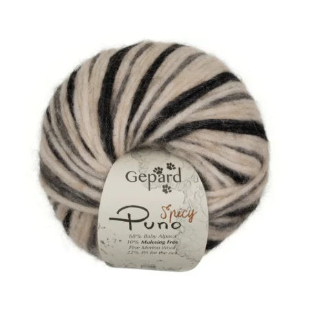 Gepard Puno - Spicy 1142 Weiss Schwarz Beige