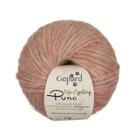 Gepard Puno - Up-Cycling 1422 Gedämpftes Apricot mit Punkten